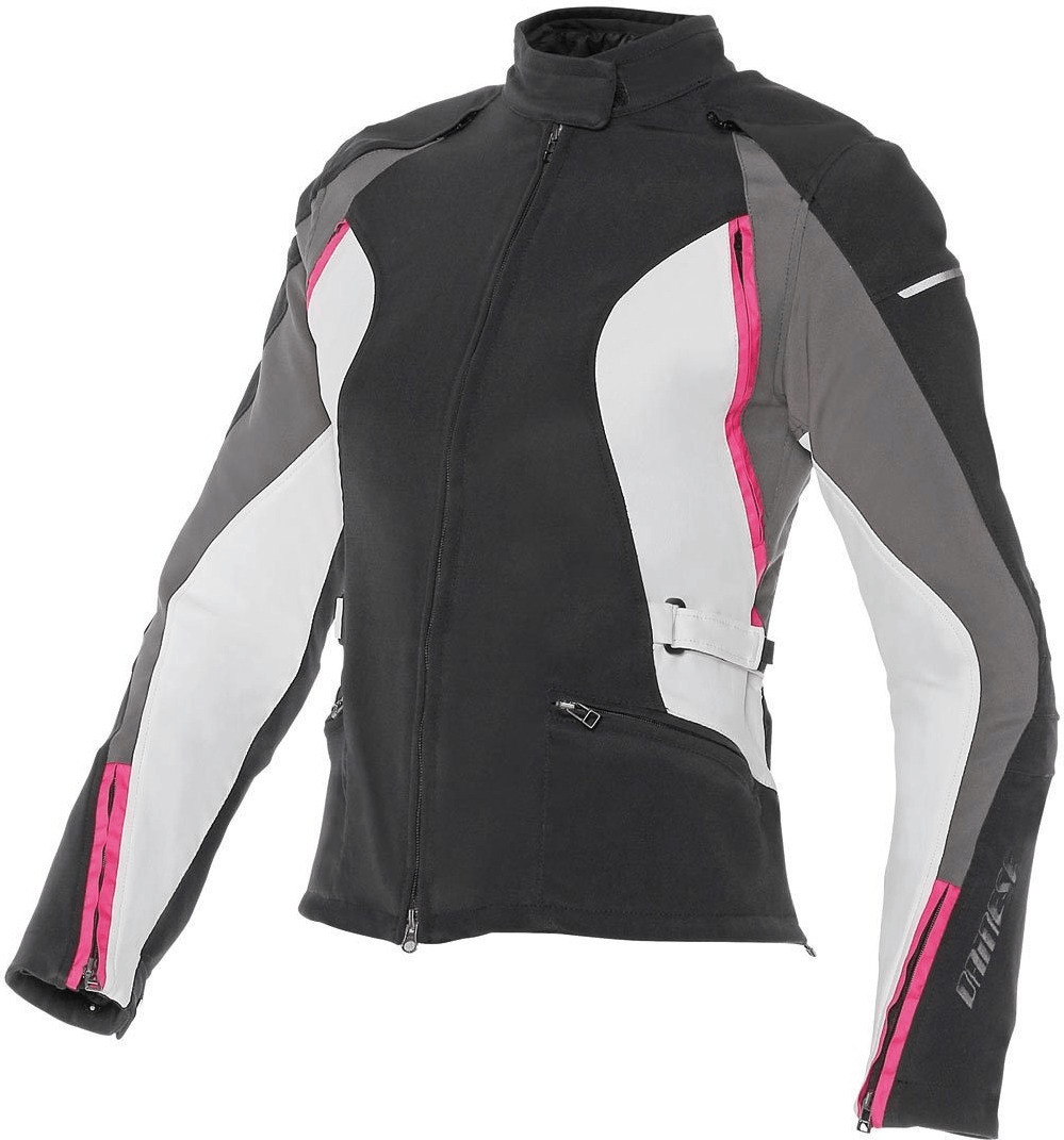 Dainese Blouson Arya Tex Lady noir/gris/rose