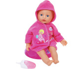 My Little Baby Born Potty Training 823460 Puppe mit Töpfchen und Flasche 