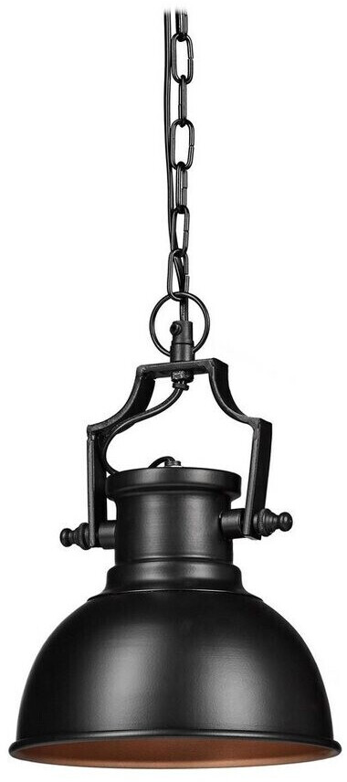 Relaxdays Lampe à suspension industrielle noir