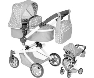 Sternchen Grau Rosa Poppen Kleren Accessoires Bayer Chic