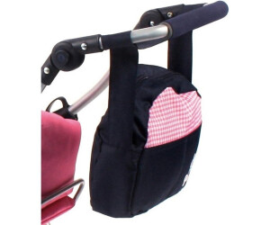Bolso Cambiador Para Muñecas Bayer Chic 2000 – Incluye Cambiador Lavable Y Broches Para Carrito – 27x9x22 Cm