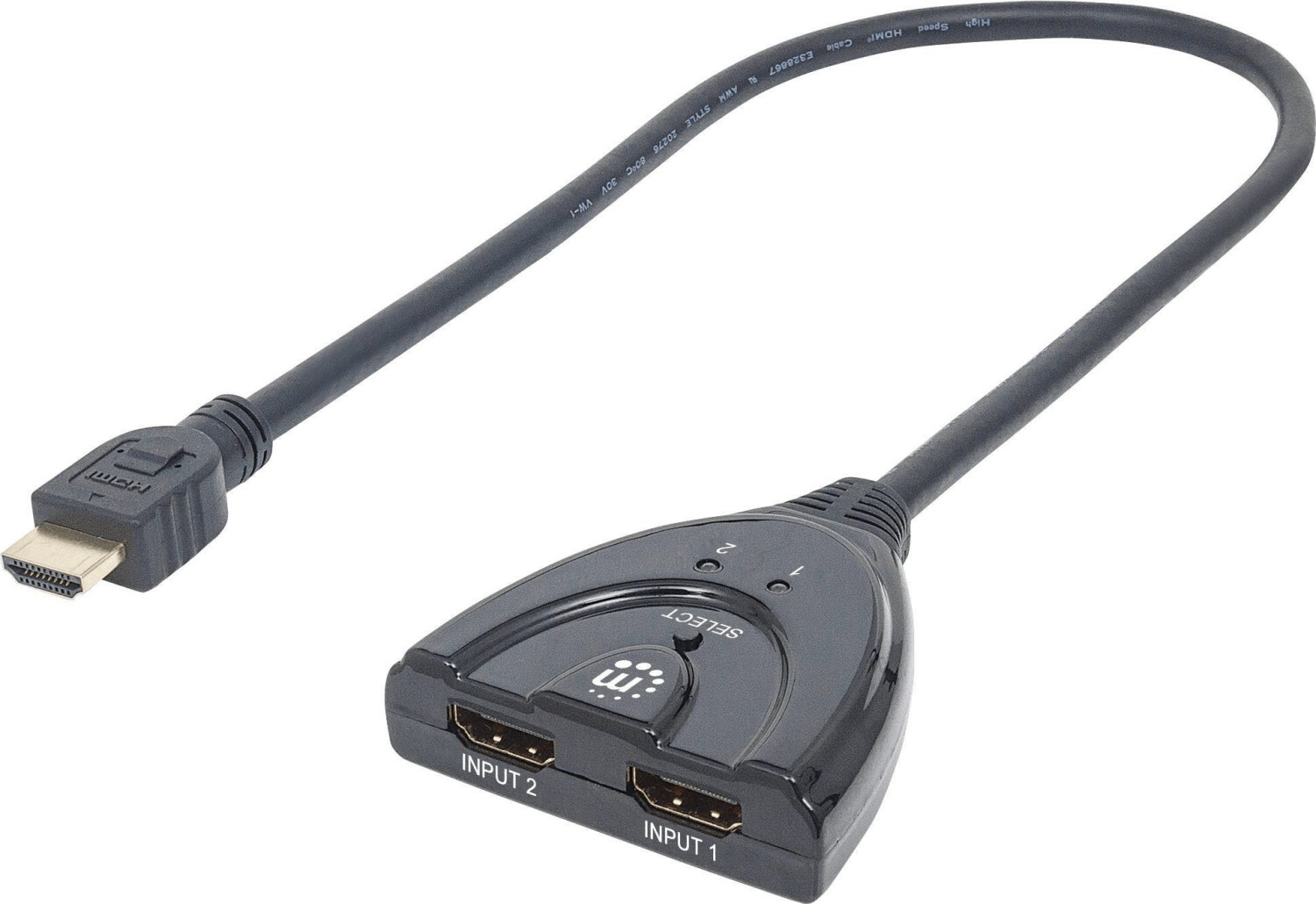 IC Intracom 2-Port HDMI Switch 207416