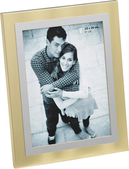 walther design Aluminium Portrait Picture Frame Luan 15x20 gold