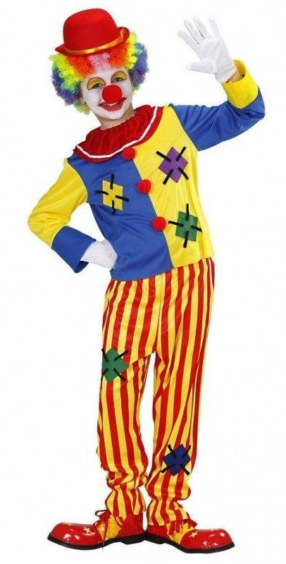 Widmann Déguisement clown coloré (76516)