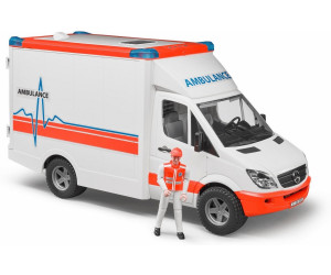Bruder 02536 Mercedes-Benz Sprinter Ambulanz Sanitäter Krankenwagen Fahrzeug 