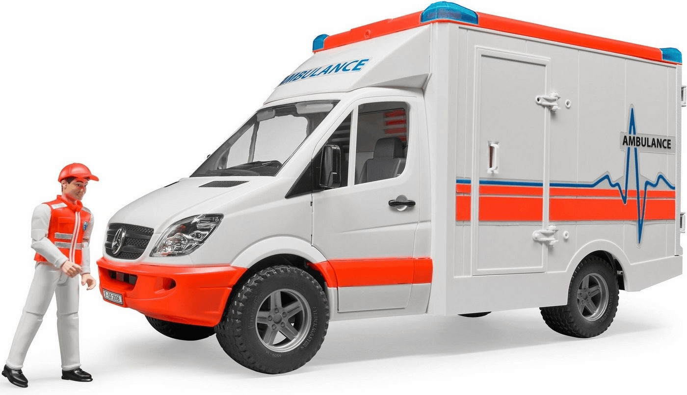 Bruder Ambulance M8 Sprinter avec ambulancier (02536)
