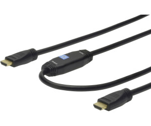 Æsel Afstå Hula hop Digitus HDMI Anschlusskabel mit Verstärker [1x HDMI-Stecker - 1x HDMI-Stecker]  10 m Schwarz ab 19,75 € | Preisvergleich bei idealo.de