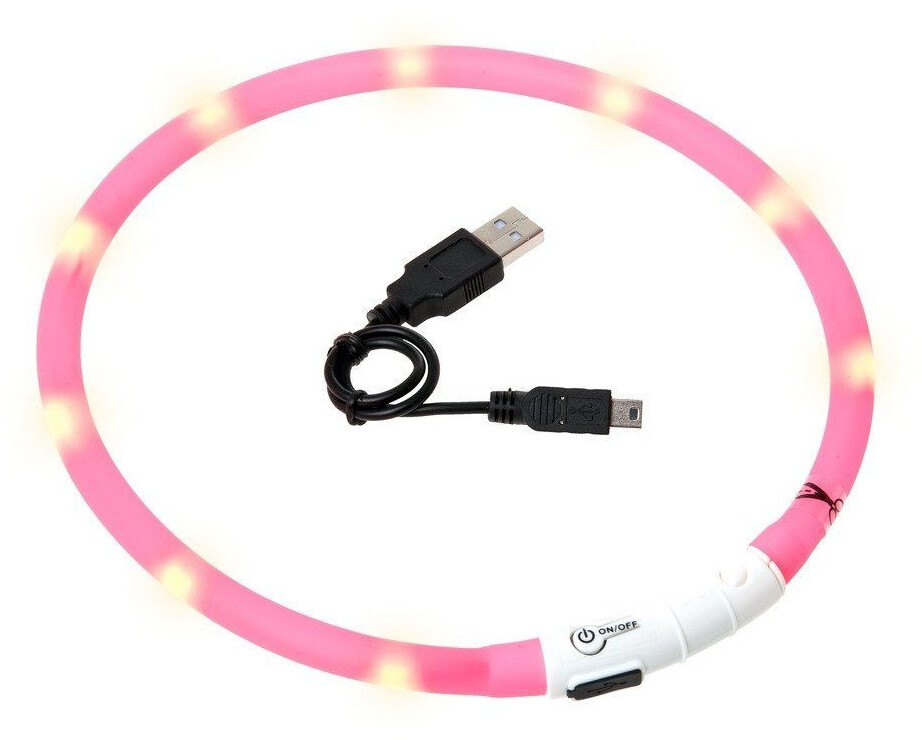 Karlie Collier lumineux pour chien 20-70cm orange