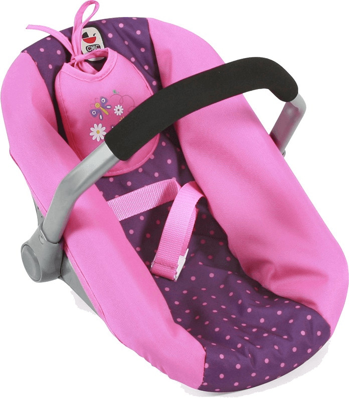 Bayer-Chic Dolls Car Seat Dots Purple Pink