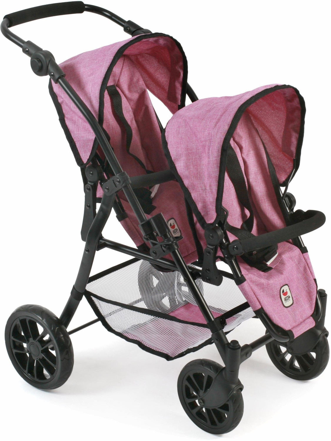 Bayer-Chic Tandem-Buggy Twinny - Pink