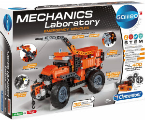 Clementoni Mechanics – Roadster & Dragster: Kit Costruzioni STEM Con 130 Pezzi Per Bambini 8+ - 2