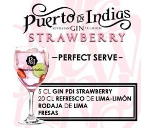 Puerto de Indias Gin Strawberry 0,7l 37,5% ab 15,95 € | Preisvergleich bei