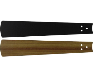 CasaFan Deckenventilator-Flügelsatz 132 Flügeldekor schwarz/Teak