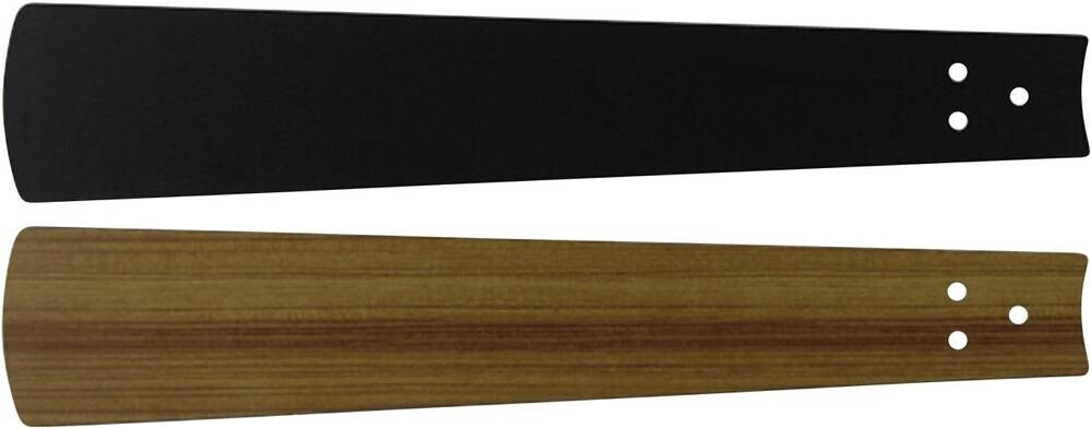 CasaFan Deckenventilator-Flügelsatz 132 Flügeldekor schwarz/Teak