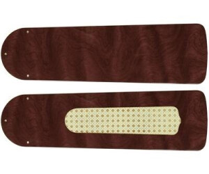 CasaFan Deckenventilator-Flügelsatz 132 Flügeldekor Rosenholz glänzend