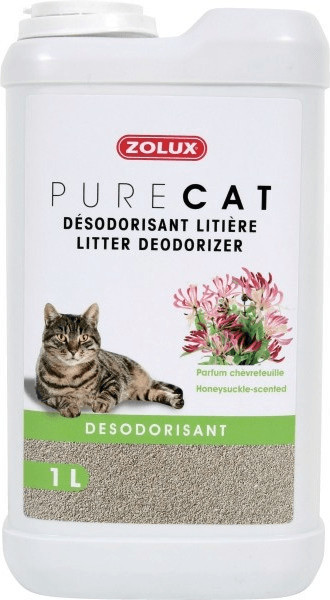 Zolux Désodorisant litière Pure Cat parfum chèvrefeuille