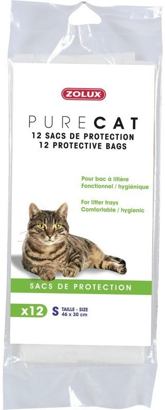 Zolux 12 sacs de protection Pure Cat