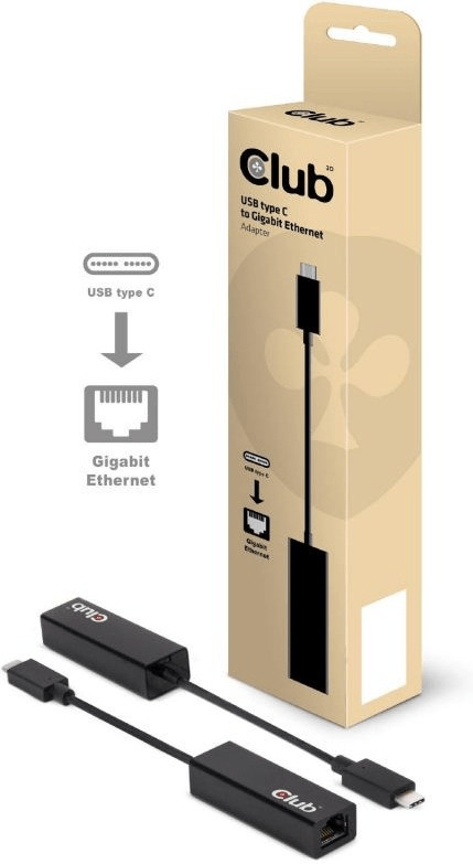 Club3D Adaptateur USB 3.1 type C vers Gigabit Ethernet (CAC-1500)
