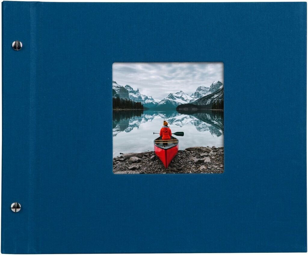 Goldbuch Bella Vista 30x25/40 bleu (pages blanches)