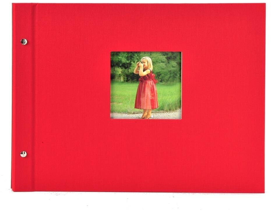 Goldbuch Bella Vista 39x31/40 rouge (pages blanches)