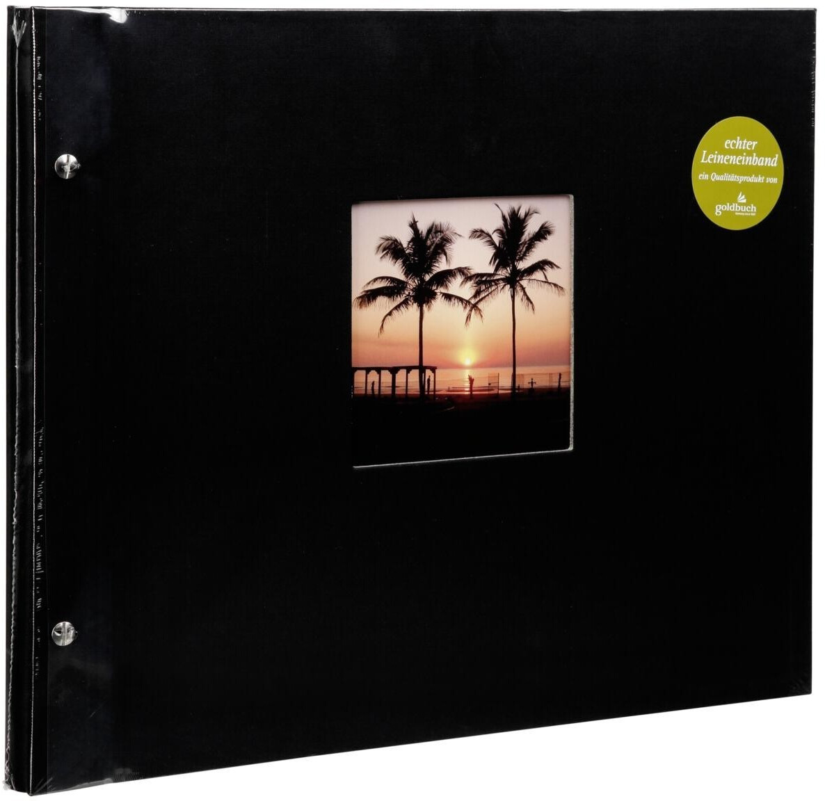 Goldbuch Bella Vista 39x31/40 noir (pages blanches)