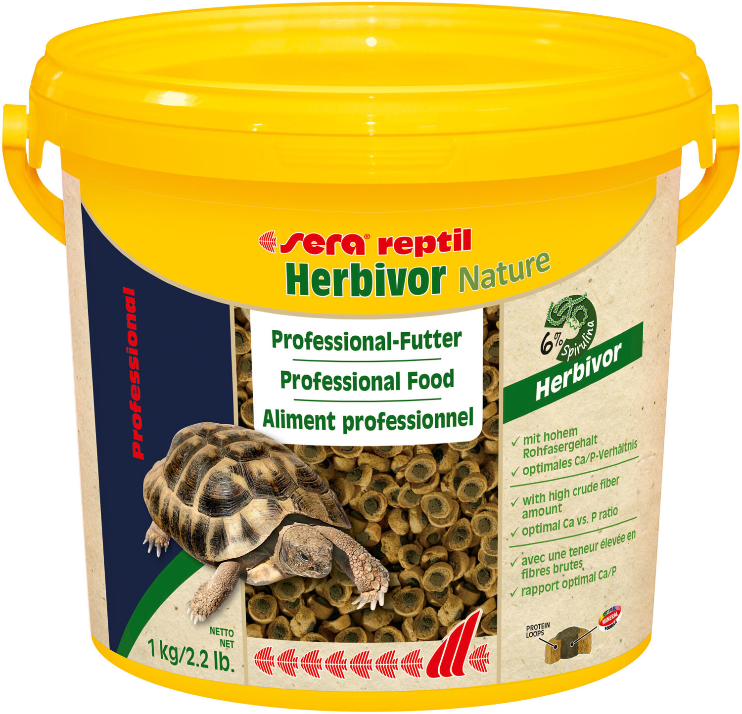 sera Reptil Professional Herbivor 3,8 L