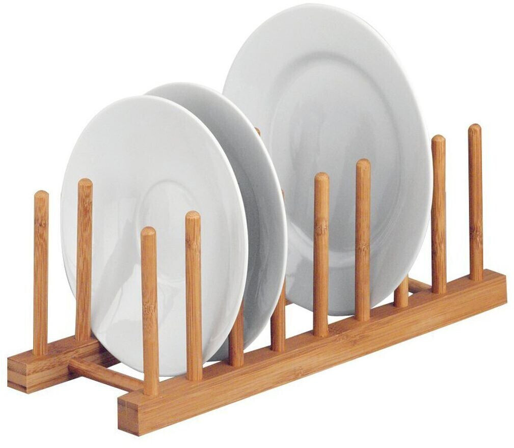 Kaufe Bambus-Holz-Geschirrständer, Tellerhalter, Küchenschrank