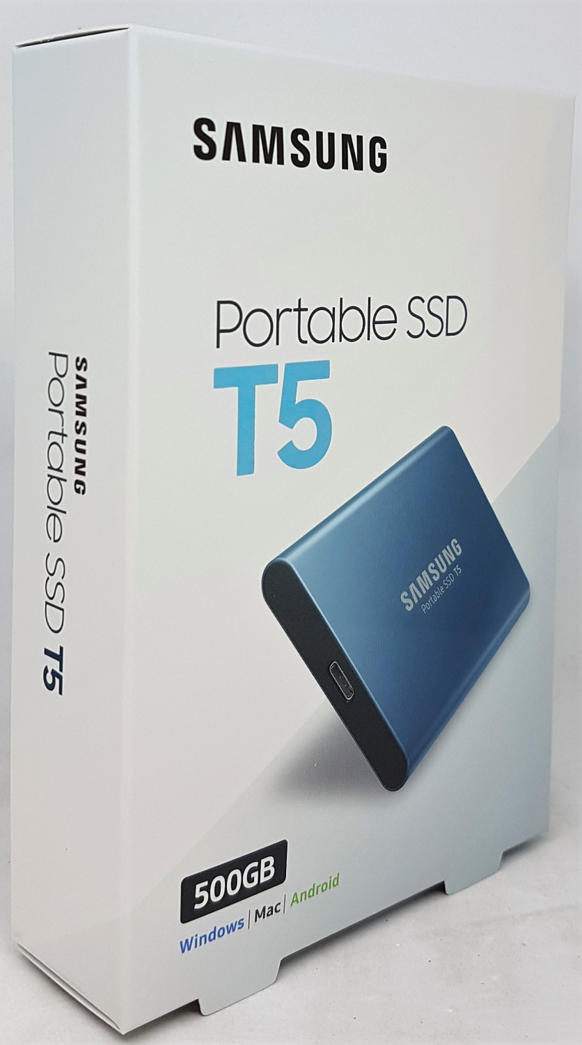 Samsung SSD Portable T5 500 Go au meilleur prix sur