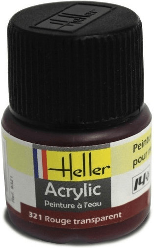 Heller Peinture 321 Rouge transparent