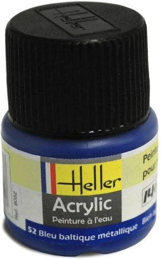 Heller Peinture 52 Bleu baltique métallique