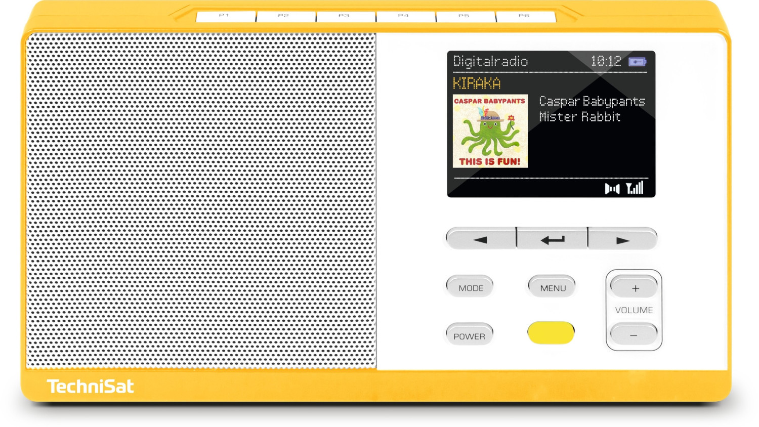 TechniSat DigitRadio KIRA 1 jaune blanc