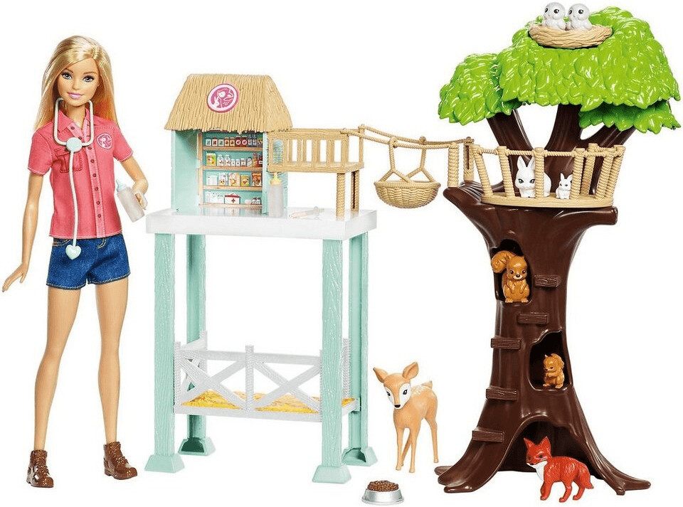 Barbie coffret refuge des animaux (FCP78)