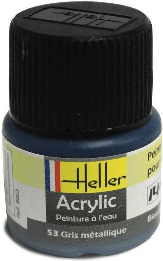 Heller Peinture 53 Gris métallique