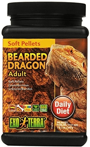 Exo Terra Soft Pellets Adult Bearded Dragon Food