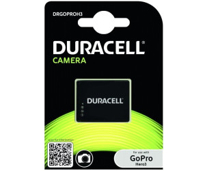 Duracell DRGOPROH3 Batterie pour Go Pro Hero3 Camcorder Noir : Psa