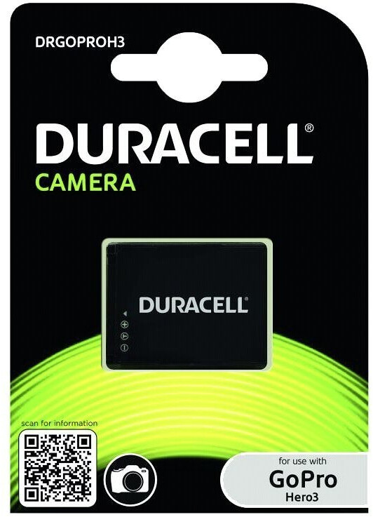 Batterie caméra sport DURACELL pour caméra Gopro Hero3 / Hero3+