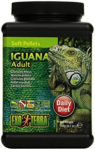 Exo Terra Soft Pellets Adult Iguana Food 260 g