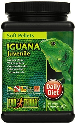Exo Terra Soft Pellets Juvenile Iguana Food