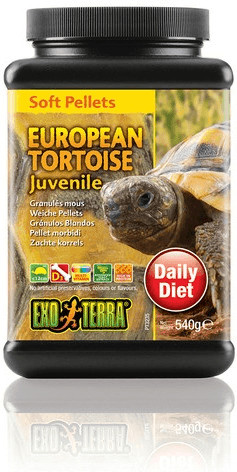 Exo Terra Soft Pellets Juvenile European Tortoise Food