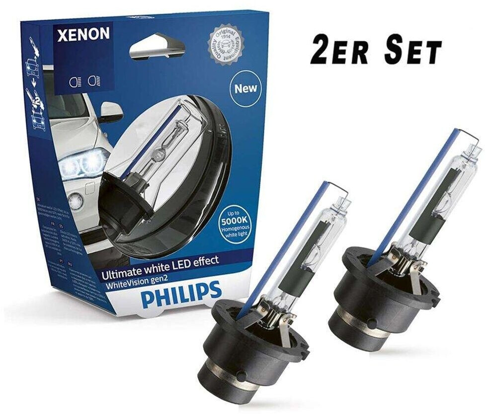 Philips Xenon WhiteVision gen2 D2R (85126WHV2S1) ab 46,11 €