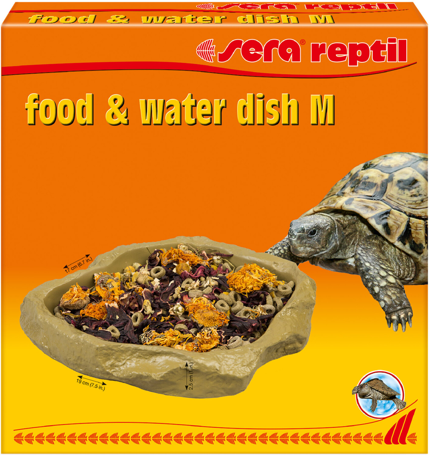 sera reptil food/water dish M (32036)