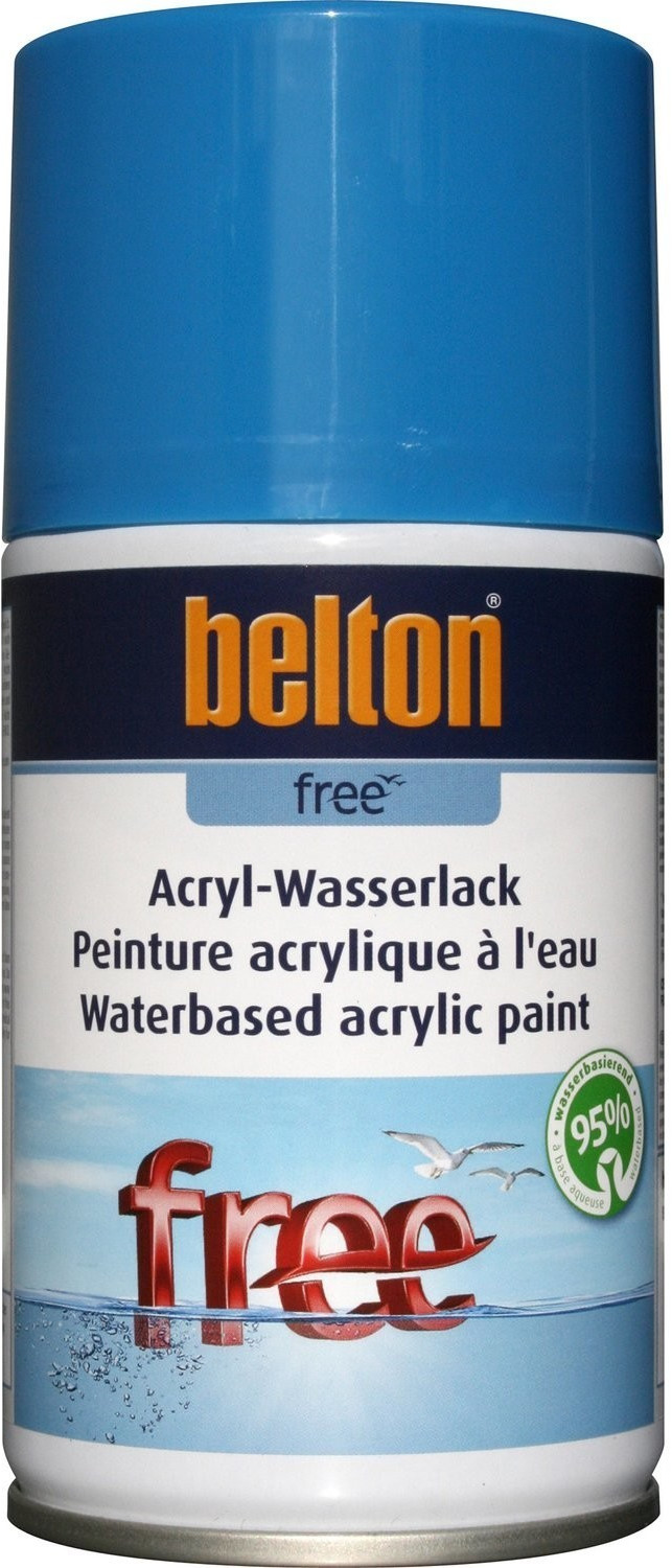 belton Free Acryl-Wasserlack 250 ml himmelblau hochglänzend