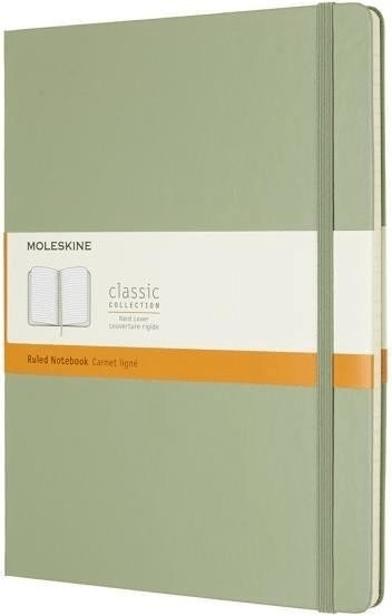 Moleskine Notebook Extra Large Hardcover Ruled Willow Green