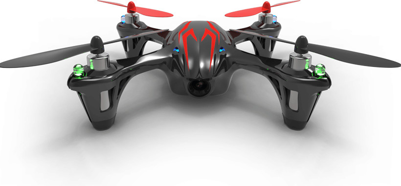 Hubsan X4 H107C noir/rouge