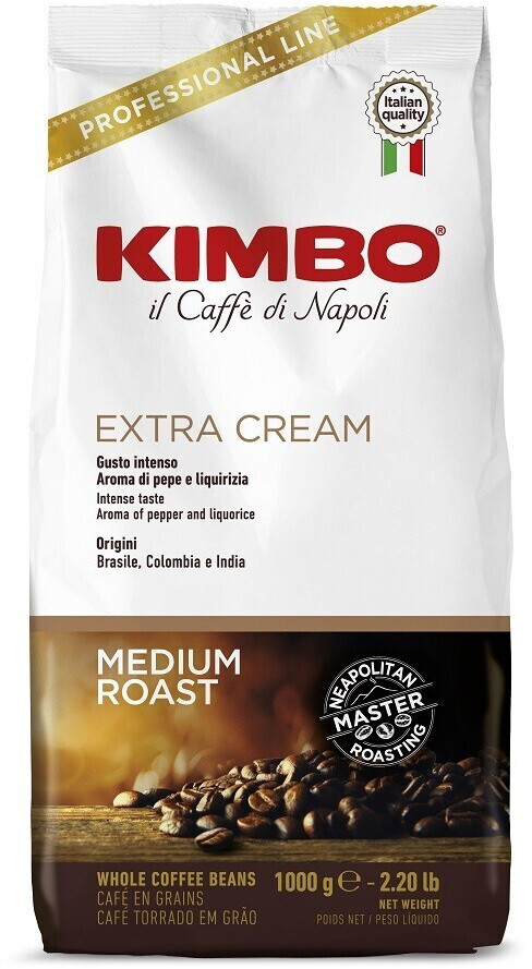Photos - Coffee Kimbo Kimbo Espresso Bar Extra Cream (1kg)