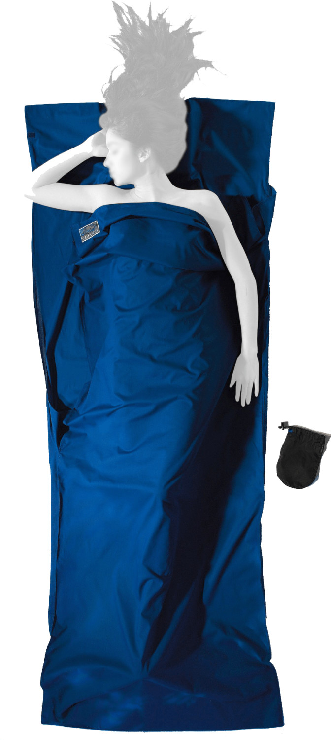 Cocoon TravelSheet coton (bleu ultramarine)