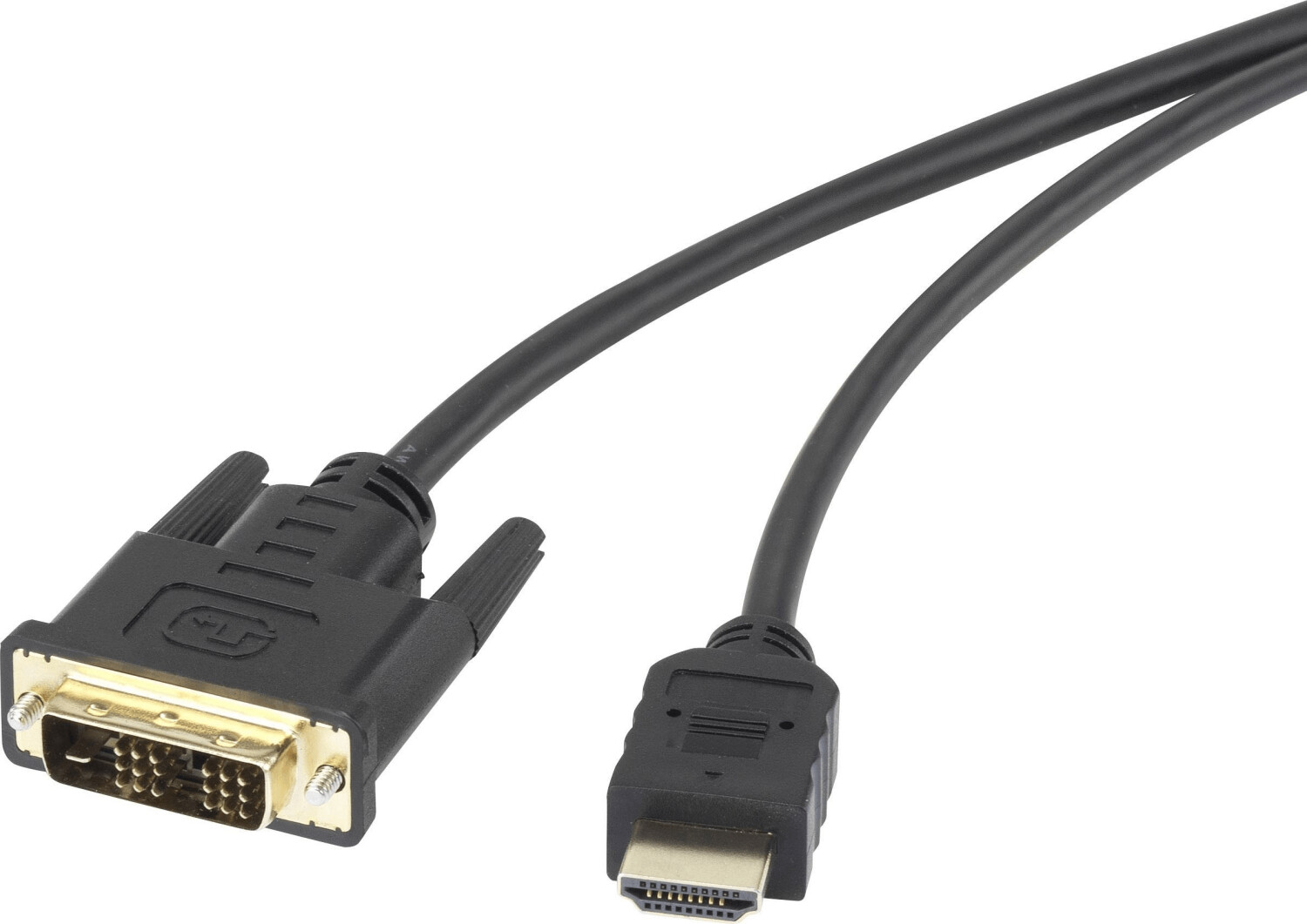 Renkforce Câble HDMI/DVI 1,8 m noir