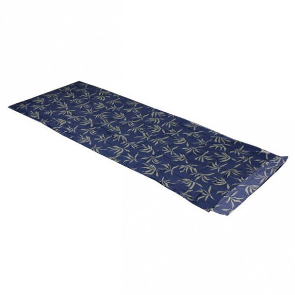 Photos - Sleeping Bag Cocoon TravelSheet Cotton  (leaves blue flower)