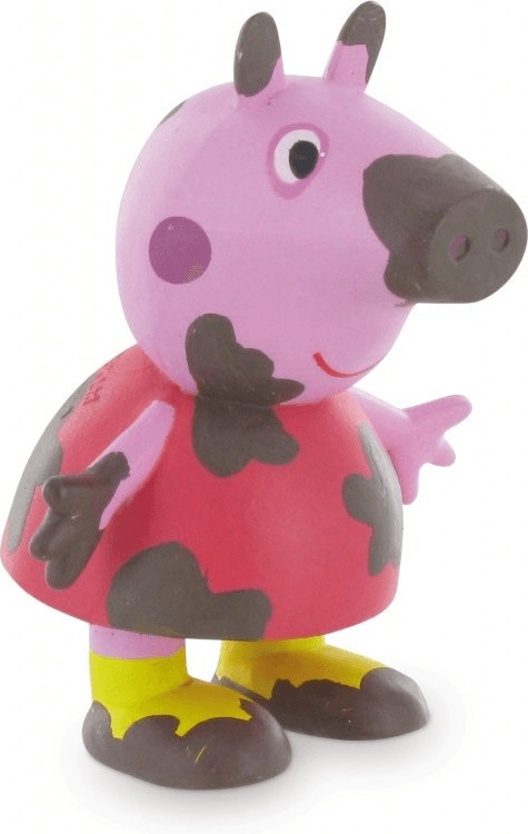 Comansi Figurine Peppa Pig dans la boue