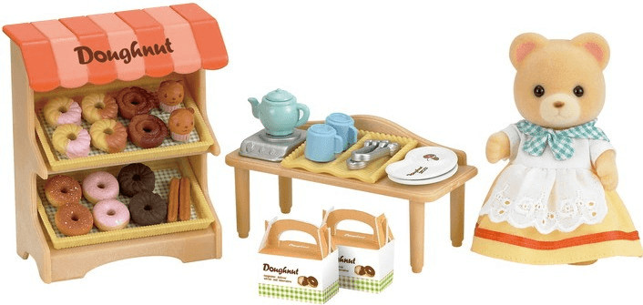 Sylvanian Families Stand de donuts et figurine